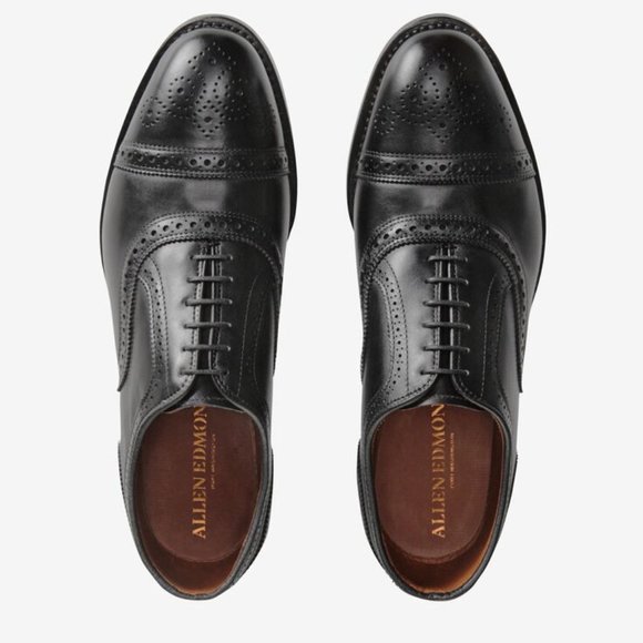 Allen Edmonds Strand Cap-Toe Oxford - Black